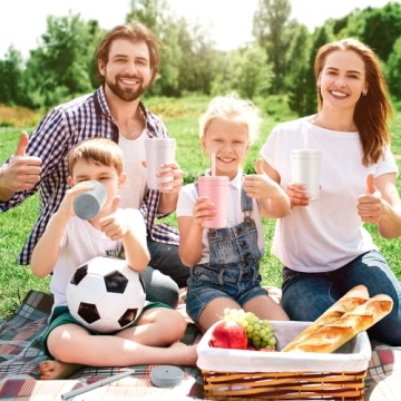 Eco-Friendly 10oz Wheat Straw Cups - Durable & Safe for Kids