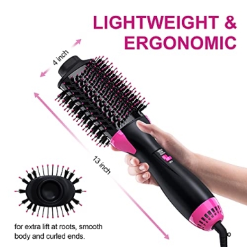 3-in-1 Hair Dryer Brush for Effortless Styling