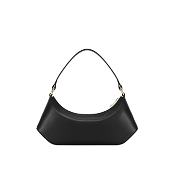 JW PEI Lily Vegan Leather Shoulder Bag Black Stylish