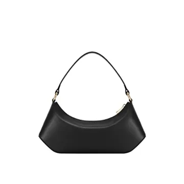 JW PEI Lily Vegan Leather Shoulder Bag Black Stylish