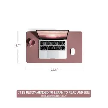 Non-Slip Desk Pad,Mouse Pad,Waterproof PVC Leather Desk Table Protector,Ultra Thin Large Desk Blotte...