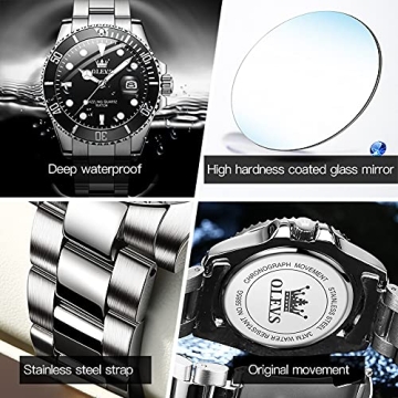 OLEVS Luxury Waterproof Quartz Watch for Men