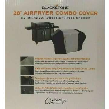 Blackstone Culinary Gas Grill Cover for Year-Round Protection