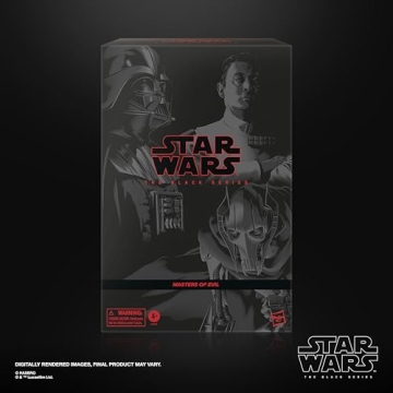 Star Wars Villains 3-Pack with Darth Vader, Thrawn, and Grievous