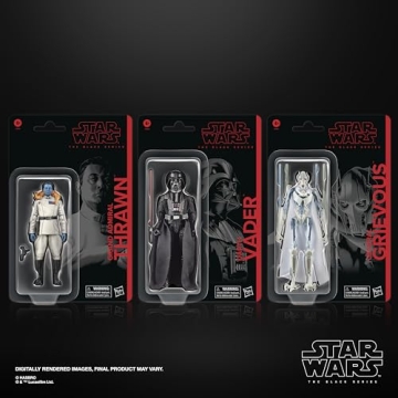 Star Wars Villains 3-Pack with Darth Vader, Thrawn, and Grievous