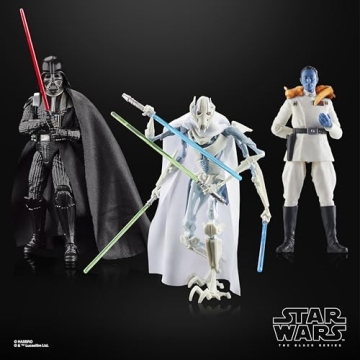 Star Wars Villains 3-Pack with Darth Vader, Thrawn, and Grievous