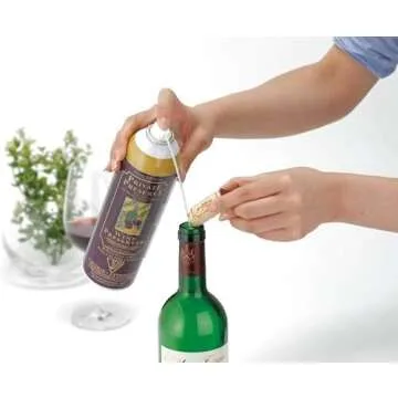 Private Preserve Wine Preservation System | 100% Green Gas Based | Suitable For All Wine, Port, Sake, Cognac, Whiskey, Fine Oil & Vinegar (Pack of 2)