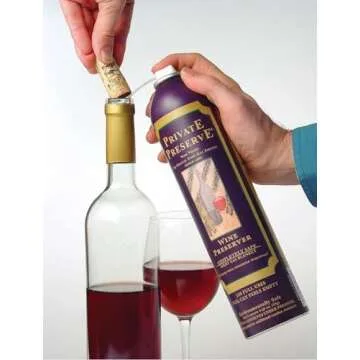 Private Preserve Wine Preservation System | 100% Green Gas Based | Suitable For All Wine, Port, Sake, Cognac, Whiskey, Fine Oil & Vinegar (Pack of 2)