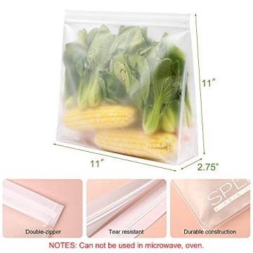 SPLF eco-friendly reusable storage bags for food