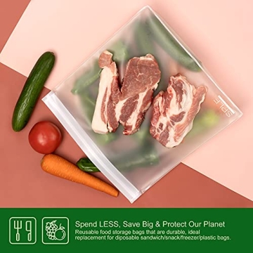SPLF eco-friendly reusable storage bags for food