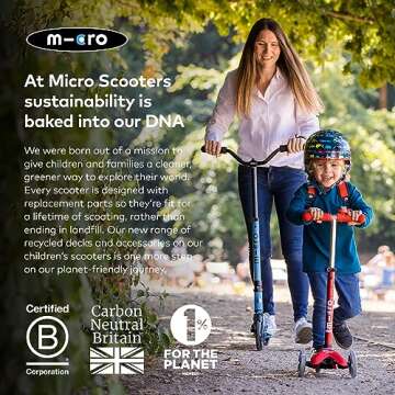 Micro Classic Black Neochrome Two-Wheeled Scooter for Adults