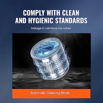 VEVOR Nugget Ice Maker - Self-Cleaning & 37Lbs Daily