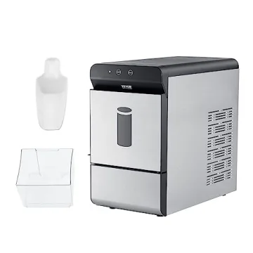 VEVOR Nugget Ice Maker - Self-Cleaning & 37Lbs Daily