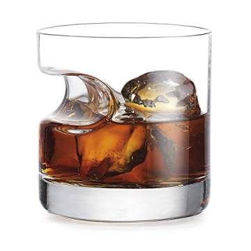 Godinger Whiskey Glass Tumbler with Cigar Rest