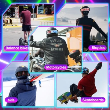 LED Helmet Light for Safe, Fun Riding Adventure