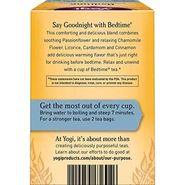 YOGI TEA,OG3,BEDTIME, 16 BAG