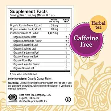 YOGI TEA Bedtime Herbal Tea – 16 Bags for Relaxation