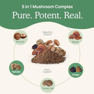Real Mushrooms 5 Defenders Capsules - Organic Mushroom Extract