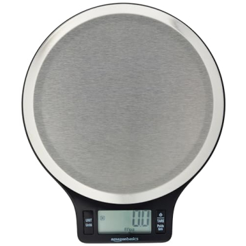 Digital Kitchen Scale by Amazon Basics - 11 lbs Capacity