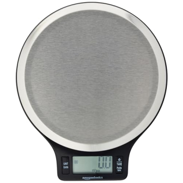 Digital Kitchen Scale by Amazon Basics - 11 lbs Capacity