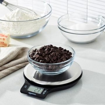 Digital Kitchen Scale by Amazon Basics - 11 lbs Capacity