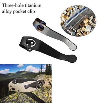 Durable Pocket Clip Titanium Alloy Tool for DIY & Outdoor