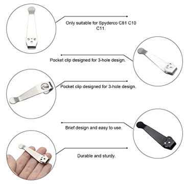 Durable Pocket Clip Titanium Alloy Tool for DIY & Outdoor