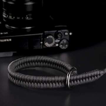 Qiang Ni Camera Wrist Strap - Paracord High-end Camera Hand Strap Wrist Lanyard for DSLR or Mirrorle...