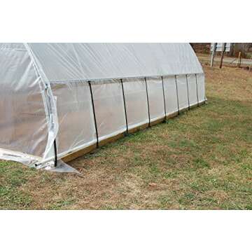 Wilson Orchard & Vineyard Supply Greenhouse Film Clear 6 mil, 4 Year, polyethylene Plastic, 10ft x 50ft
