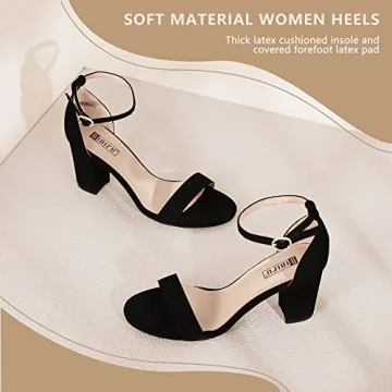 Stylish IDIFU Block Heels for Women - Comfortable 3 Inch Heels