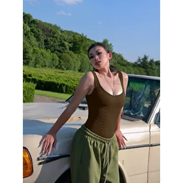 OQQ Sexy Ribbed Bodysuits for Trendy Women 2025