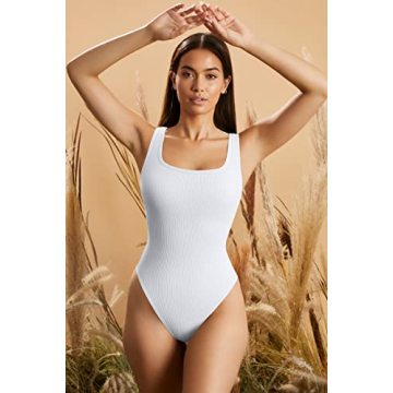 OQQ Sexy Ribbed Bodysuits for Trendy Women 2025