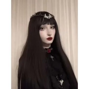 MOSTORY Silver Moon Tiara - Elegant Medieval Crown