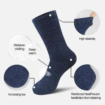 FRESBEIT Merino Wool Winter Socks - Cozy & Warm