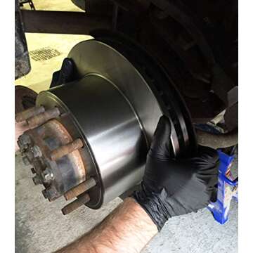 The Black Diesel, Powder Free Disposable Gloves, 4.5 MIL, Black [Price is Per Box] Size XL