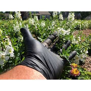 The Black Diesel, Powder Free Disposable Gloves, 4.5 MIL, Black [Price is Per Box] Size XL