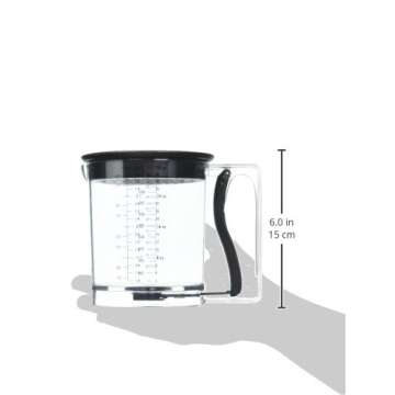 Amco 32oz Grease Separator for Effortless Cooking