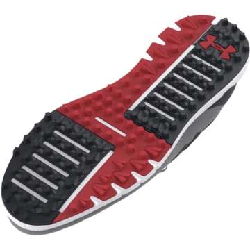 Under Armour Men's Drive Fade Spikeless, (103) Mod Gray/Mod Gray/Black, 11, US