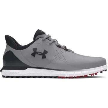 Under Armour Men's Drive Fade Spikeless, (103) Mod Gray/Mod Gray/Black, 11, US