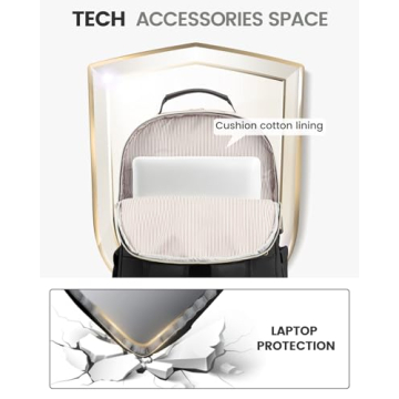 LOVEVOOK Stylish Laptop Backpack for Women - Travel Ready, Chic & Functional