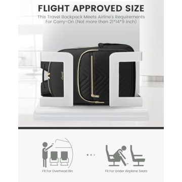 LOVEVOOK Stylish Laptop Backpack for Women - Travel Ready, Chic & Functional