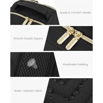 LOVEVOOK Stylish Laptop Backpack for Women - Travel Ready, Chic & Functional