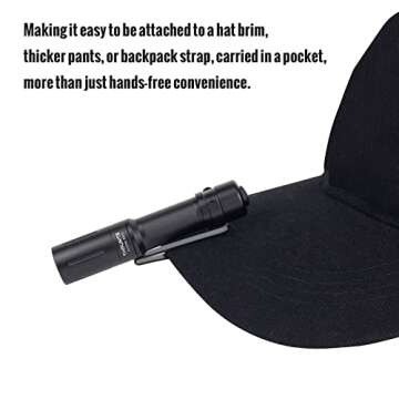 ThruNite EDC Flashlight Archer Mini, 405 Lumens Tail Switch LED Flashlight, USB C Rechargeable Little Pocket Penlight for Camping, Outdoor, and Emergency - Cool White