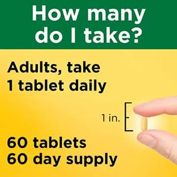 Nature Made Super B Complex with Vitamin C and Folic Acid, Dietary Supplement for Cellular Energy Support, 60 Tablets, 60 Day Supply