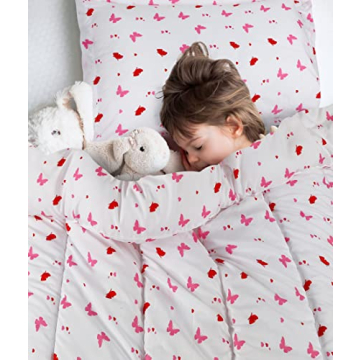 Utopia Bedding Butterfly Comforter Set for Kids