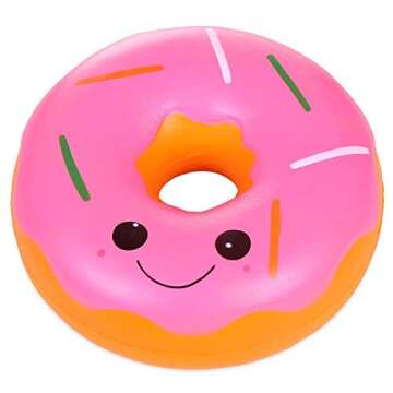 Anboor Jumbo Donut Squishy - Cute Stress Relief Toy