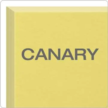 Buy Oxford Blank Color Index Cards, 4x6, Canary Yellow, 100 Pack