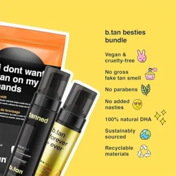 b.tan Dark Self Tan Kit - Fast, Vegan, Flawless Glow