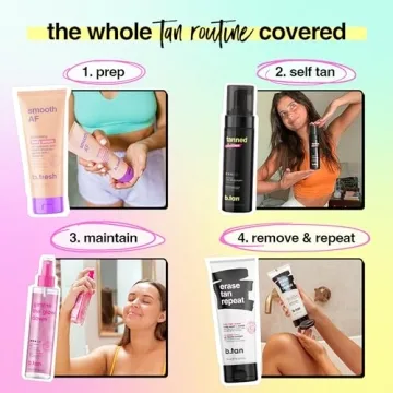 b.tan Dark Self Tan Kit - Fast, Vegan, Flawless Glow