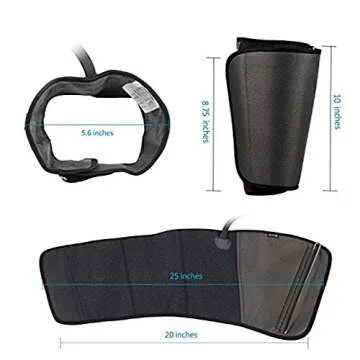 CINCOM Leg Massager for Circulation and Pain Relief, Air Compression Csalf Massager with 2 Modes 3 Intensities Helpful for RLS Edema and Muscles Relaxation Gifts - FSA HSA Eligible